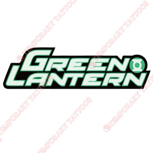 Green Lantern Customize Temporary Tattoos Stickers NO.131